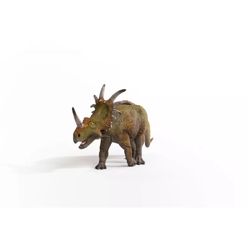Dinosauro giocattolo Schleich Styracosaurus verde grigio 15033