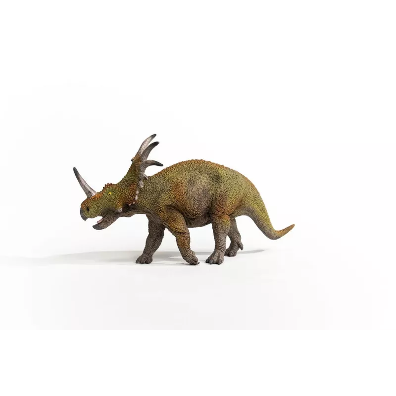 Dinosauro giocattolo Schleich Styracosaurus verde grigio 15033