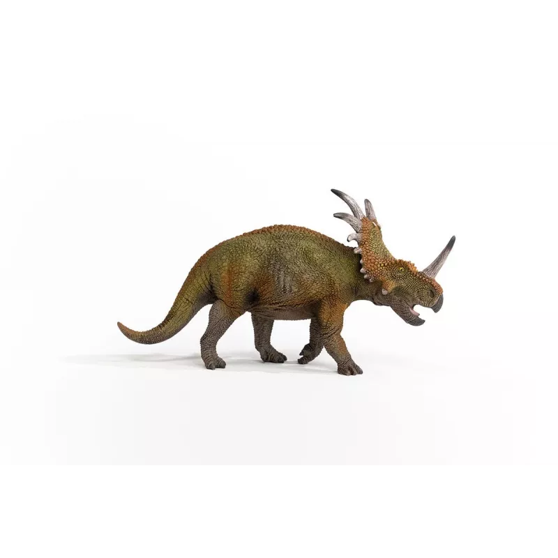 Dinosauro giocattolo Schleich Styracosaurus verde grigio 15033