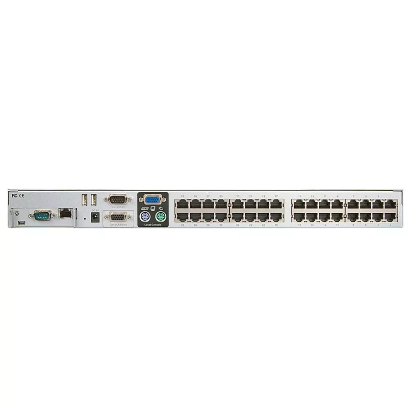 Switch KVM Lindy Cat-32 Combo, 32 porte, 1920 x 1200 pixel, argento