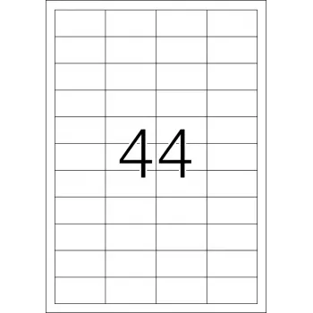 Etichetta adesiva per stampante HERMA Labels Premium A4 48,3x25,4 mm