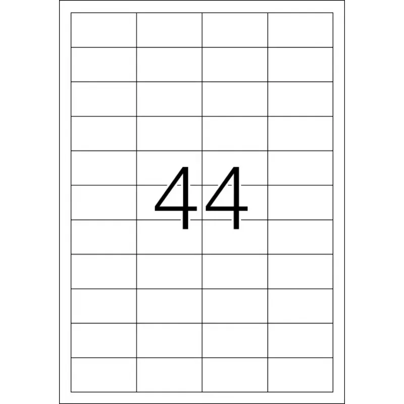 Etichetta adesiva per stampante HERMA Labels Premium A4 48,3x25,4 mm