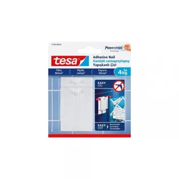 Gancio universale TESA 77766 per interni bianco 2 pz.