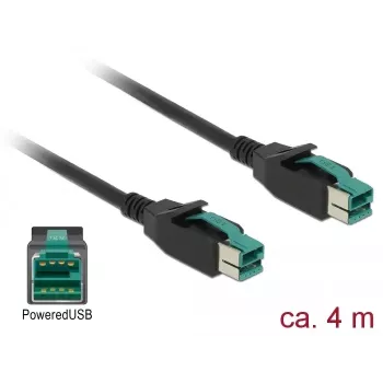 Cavo di alimentazione DeLOCK 85495 nero 4 m PoweredUSB