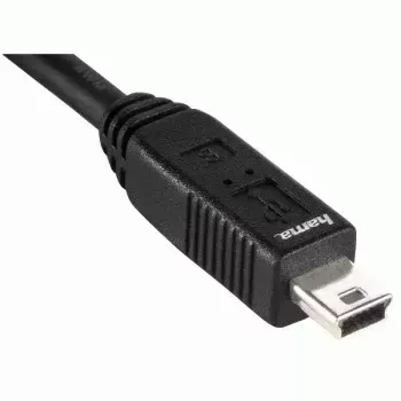 Hama cavo di collegamento USB 2.0, 1,8 m cavo USB USB A a Mini-USB B nero