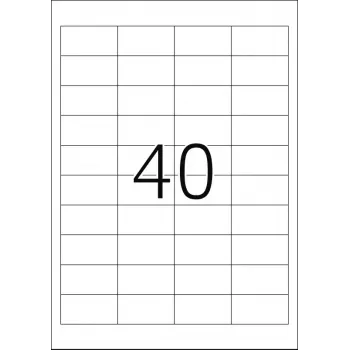 Etichette per stampante autoadesive HERMA Labels Premium A4 48,5x25,4 mm