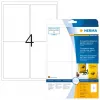 Etichetta per stampante autoadesiva HERMA Labels trasparente cristallino A4 99,1 x 139 mm