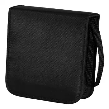 Porta CD Hama nylon 40, nero, 50 dischi