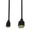 Hama 0,75m, USB2.0-A/USB2.0 Micro-B Cavo USB USB A Micro-USB B nero
