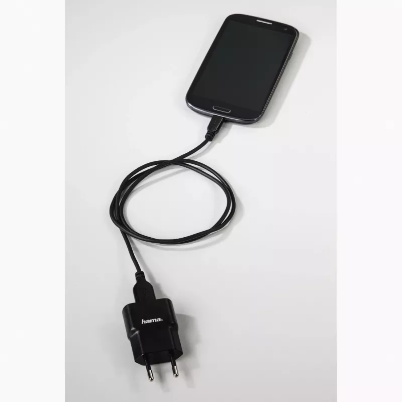 Hama 0,75m, USB2.0-A/USB2.0 Micro-B Cavo USB USB A Micro-USB B nero