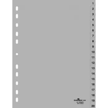Indice numerico a linguette Durable 6522-10