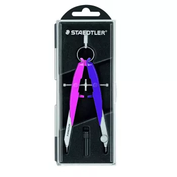 Compasso di precisione Staedtler Mars comfort 556 00-N2, rosa neon/viola