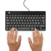 Tastiera ergonomica R-Go Tools R-Go Compact Break, tastiera compatta con software per pause, QWERTY (NORDIC), con filo, nero