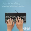 Tastiera ergonomica R-Go Tools R-Go Compact Break, tastiera compatta con software per pause, QWERTY (NORDIC), con filo, nero