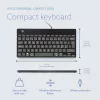 Tastiera ergonomica R-Go Tools R-Go Compact Break, tastiera compatta con software per pause, QWERTY (NORDIC), con filo, nero
