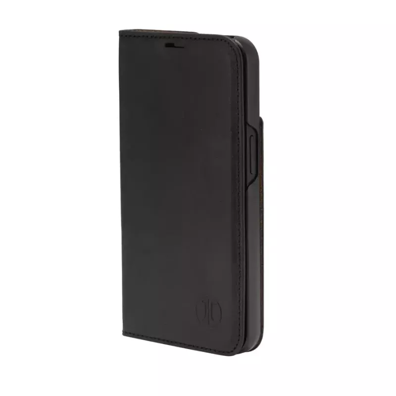 Custodia a libro JT BERLIN BookCase Tegel nero per iPhone 15 Pro 15,5 cm