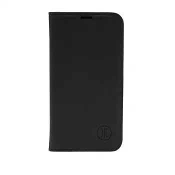 Custodia a libro JT BERLIN BookCase Tegel nero per iPhone 15 Pro 15,5 cm