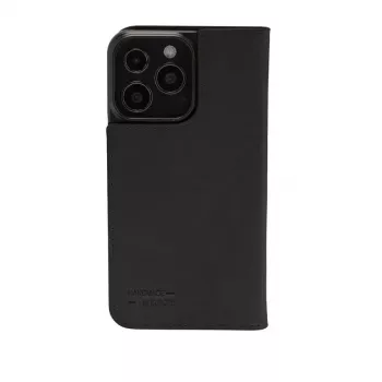 Custodia a libro JT BERLIN BookCase Tegel nero per iPhone 15 15,5 cm