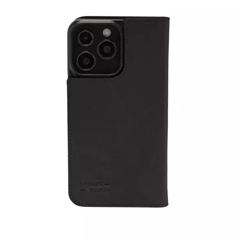 Custodia a libro JT BERLIN BookCase Tegel nero per iPhone 15 15,5 cm