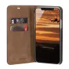 Custodia a libro JT BERLIN BookCase Tegel nero per iPhone 15 15,5 cm