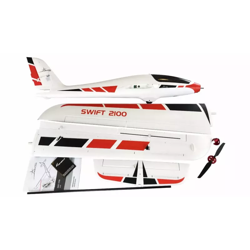 Aereo Amewi Swift 2100 motore elettrico 1,35 kg da 14 anni