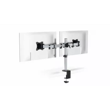 Durable SELECT Supporto per monitor 509523 per 2 monitor, fissaggio da scrivania, argento