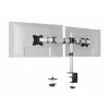 Durable SELECT Supporto per monitor 509523 per 2 monitor, fissaggio da scrivania, argento