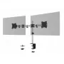 Durable SELECT Supporto per monitor 509523 per 2 monitor, fissaggio da scrivania, argento