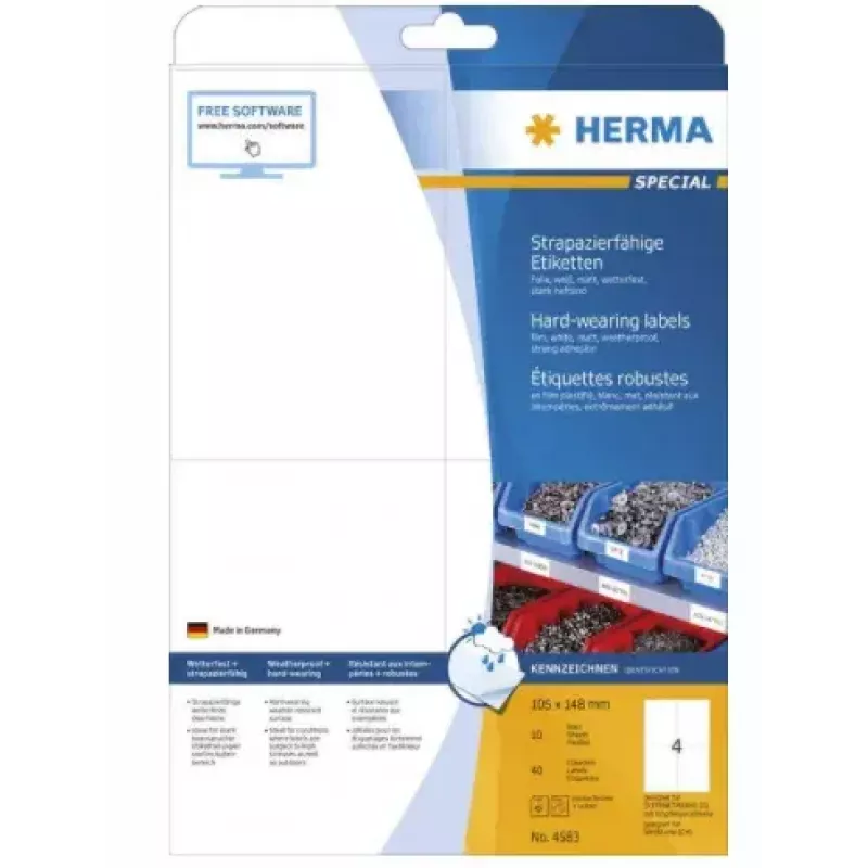 Etichette per stampante adesive HERMA 4583