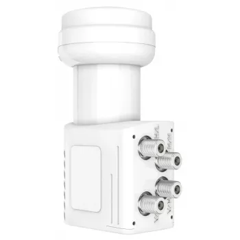 Hama 00205376 Low Noise Block Downconverter (LNB) 10,7 – 12,75 GHz bianco