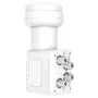 Hama 00205376 Low Noise Block Downconverter (LNB) 10,7 – 12,75 GHz bianco