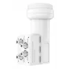 Hama 00205376 Low Noise Block Downconverter (LNB) 10,7 – 12,75 GHz bianco