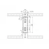 Braccio di montaggio Multibrackets M VESA Flexarm Thin nero