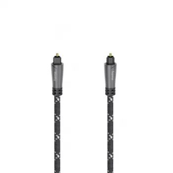 Hama 00205140 cavo audio 3 m TOSLINK nero grigio connettore maschio su connettore maschio placcato oro