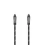 Hama 00205140 cavo audio 3 m TOSLINK nero grigio connettore maschio su connettore maschio placcato oro