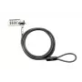 HP lucchetto a combinazione, 1,83 m, lucchetto numerico, acciaio zincato, nero