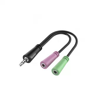 Hama 00200352 cavo audio 0,15 m 3,5 mm 2 x 3,5 mm nero