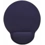 Manhattan poggiapolsi e tappetino per mouse, blu, 241 × 203 × 40 mm, base antiscivolo, garanzia a vita, confezione in cartone