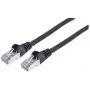 Intellinet cavo patch di rete, Cat6A, 15 m, nero, rame, S/FTP, LSOH / LSZH, PVC, RJ45, contatti dorati, senza linguetta, guaina antitorsione, garanzia a vita
