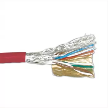 Cavo patch ACT CAT6 S/FTP PVC stranded rosso 305 m