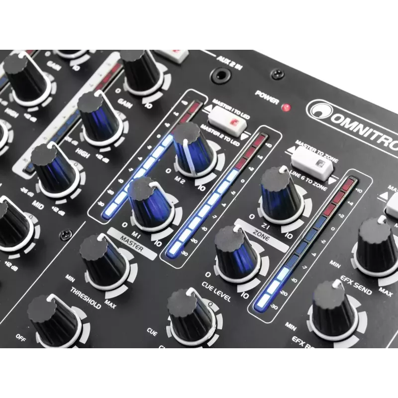 Mixer Omnitronic CM-5300 5 canali 20 - 20000 Hz nero