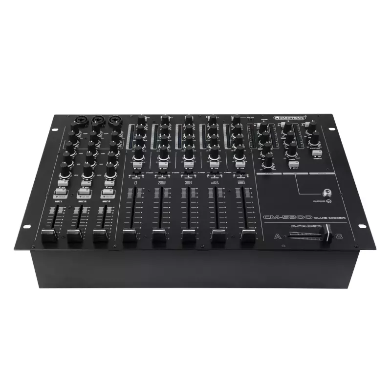 Mixer Omnitronic CM-5300 5 canali 20 - 20000 Hz nero