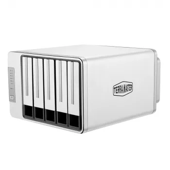 TerraMaster F5-422 NAS/server di archiviazione desktop Intel® Celeron® J3455 4 GB DDR3 0 TB grigio