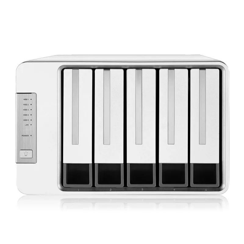 TerraMaster F5-422 NAS/server di archiviazione desktop Intel® Celeron® J3455 4 GB DDR3 0 TB grigio