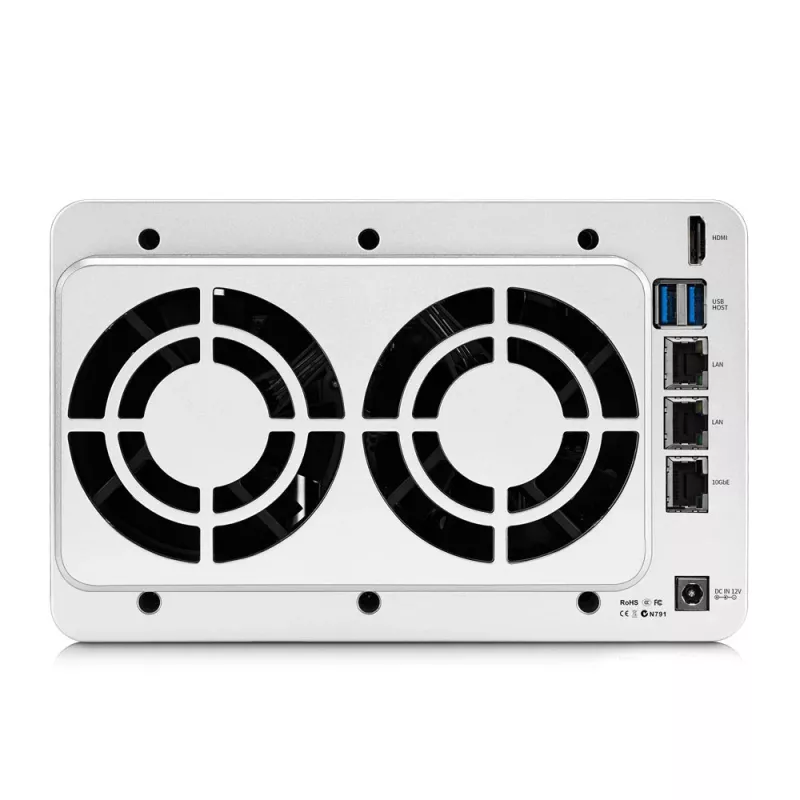 TerraMaster F5-422 NAS/server di archiviazione desktop Intel® Celeron® J3455 4 GB DDR3 0 TB grigio