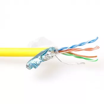 Cavo patch ACT CAT5E F/UTP LSZH trefolo giallo 500m