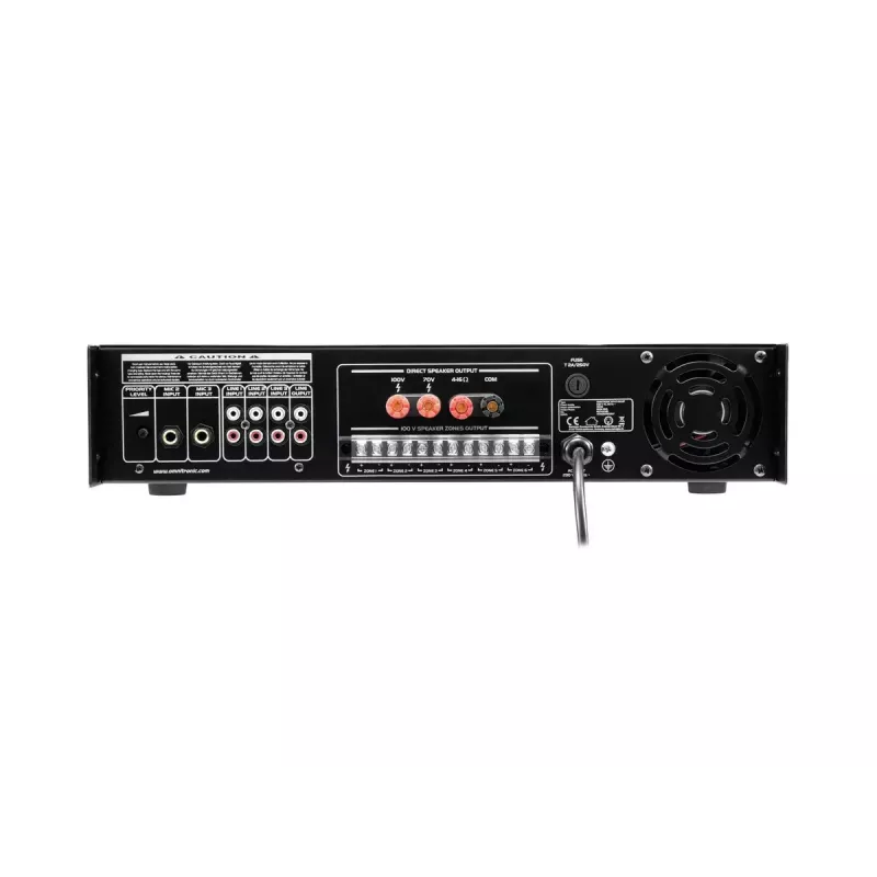 Amplificatore audio Omnitronic 80709782 180 W classe A/B nero
