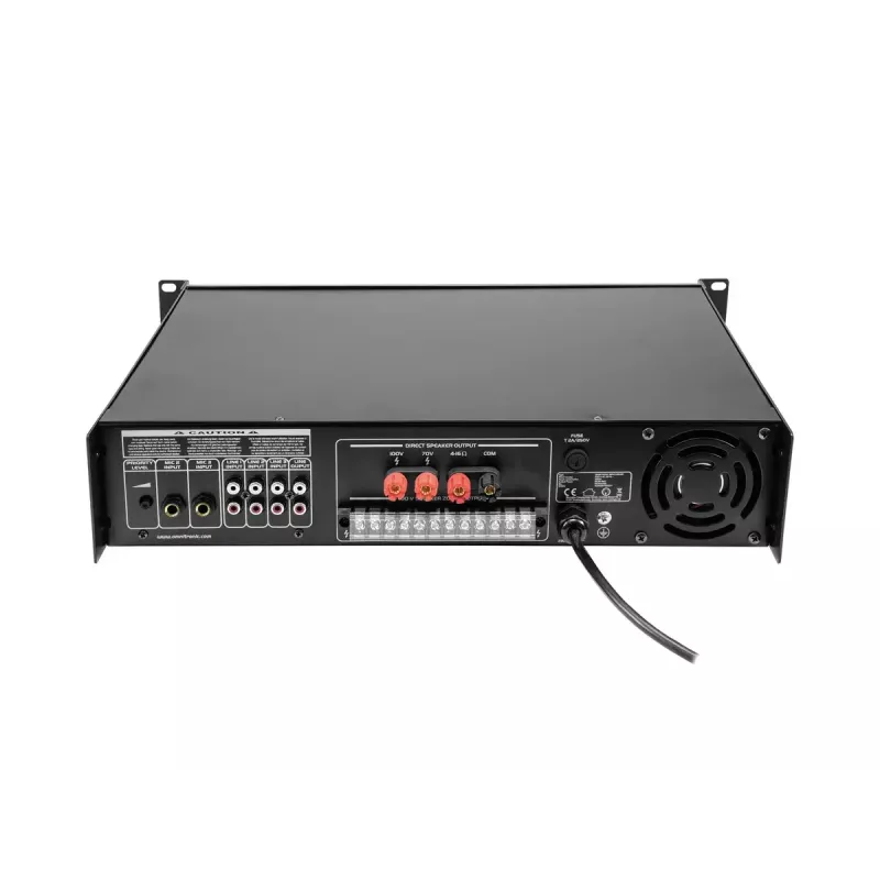 Amplificatore audio Omnitronic 80709782 180 W classe A/B nero