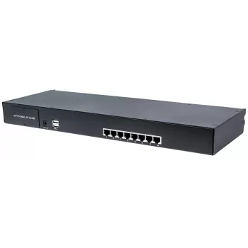 Intellinet switch KVM VGA CAT5 modulare a 8 porte, per l'uso con i codici prodotto 507622, 507738, 507981, 507998, 508025, 508032, 508049 e 508056