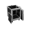 Flightcase Roadinger 3010999M in compensato nero argento 25 kg